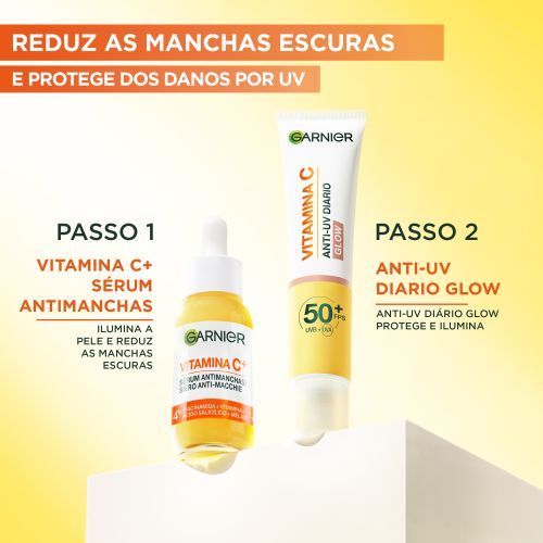 Garnier SkinActive Vitamina C* Fluido UV Diário Iluminador Glow 40ml